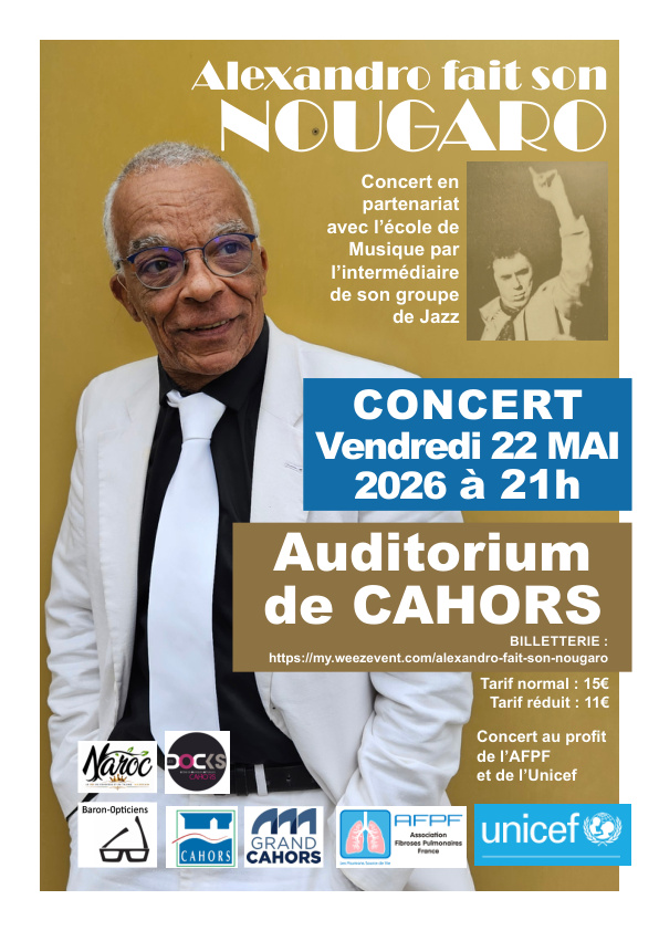 Alexandro fait son Nougaro 7 Rue René Villars Cahors 2026-05-22