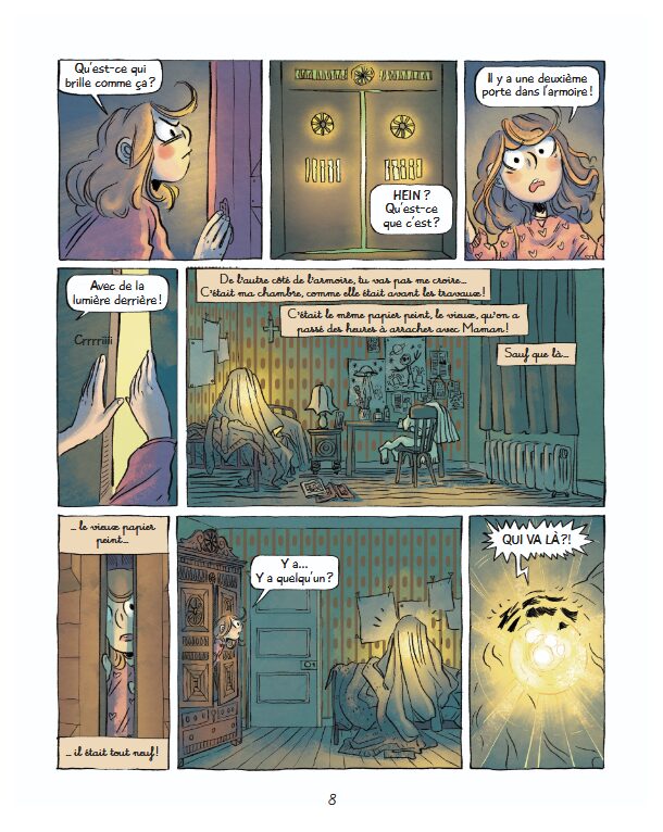 Alix et Huguette, planche intérieure