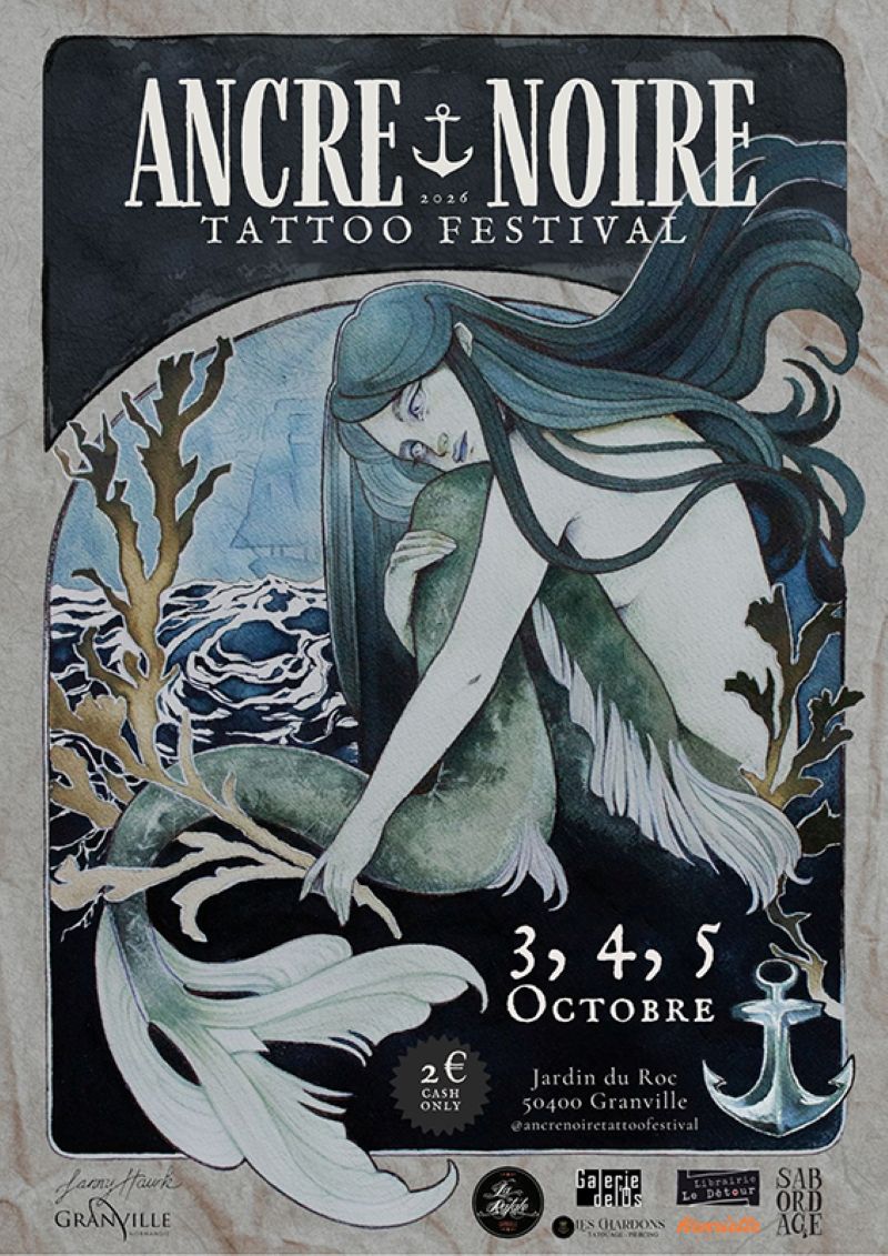 Ancre Noire Tattoo Festival 1B Rue Saint-Jean Granville 2026-10-03