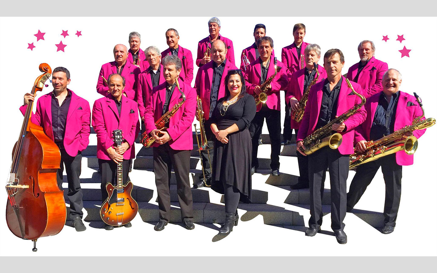 Animation avec le Big Band Côte Basque Place Louis XIV Saint-Jean-de-Luz