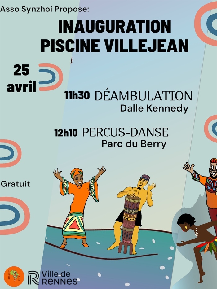 Animation de Danses et Percussions Africaines Parc du Berry Rennes