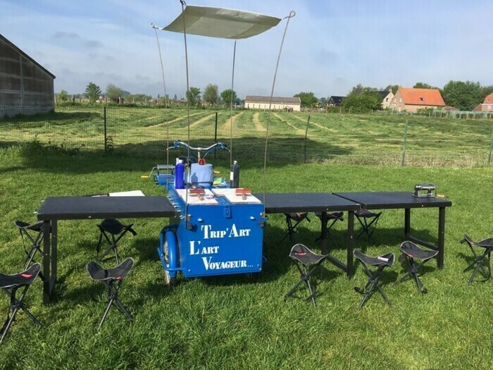 Animation gravure sur le thème de la caserne Huxelles
