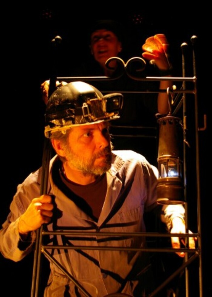 Animation théâtrale de la compagnie Emera Nox Couriot-Musée de la mine Saint-Étienne