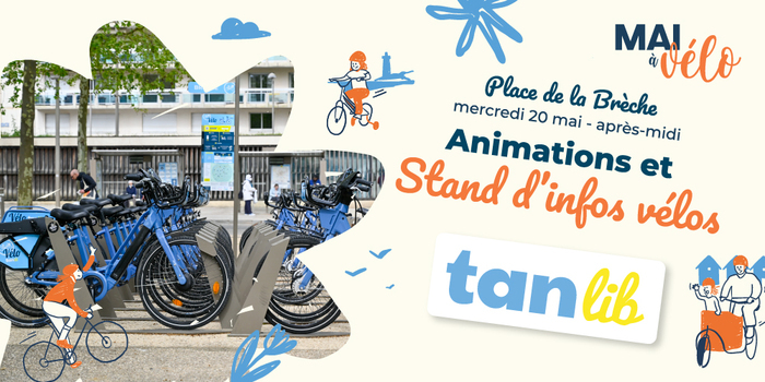 Animations et Stand d&rsquo;infos vélo Tanlib, Place de la brèche, Niort
