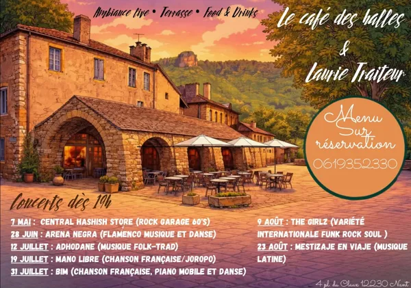 Apéro concert Place du Claux Nant 2026-07-31