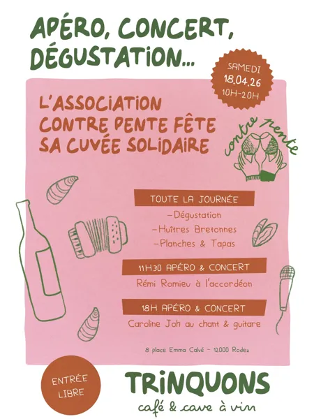 Apéro, concerts, dégustations des Vins de l&rsquo;Aveyron  Rodez