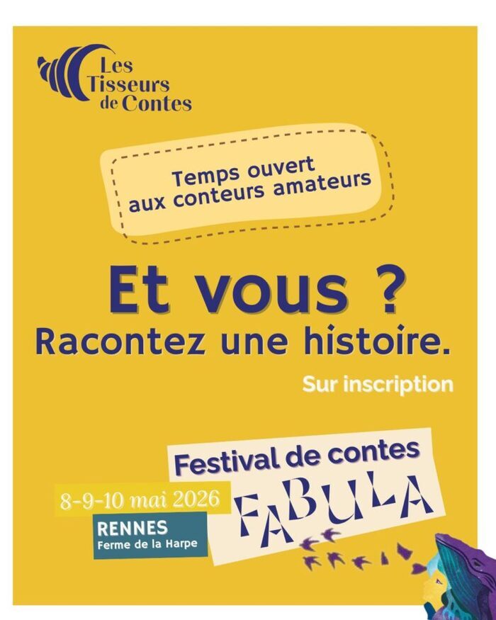 Apéro conté : Conteurs amateurs – sur inscription | Festival Fabula Ferme de la Harpe Rennes