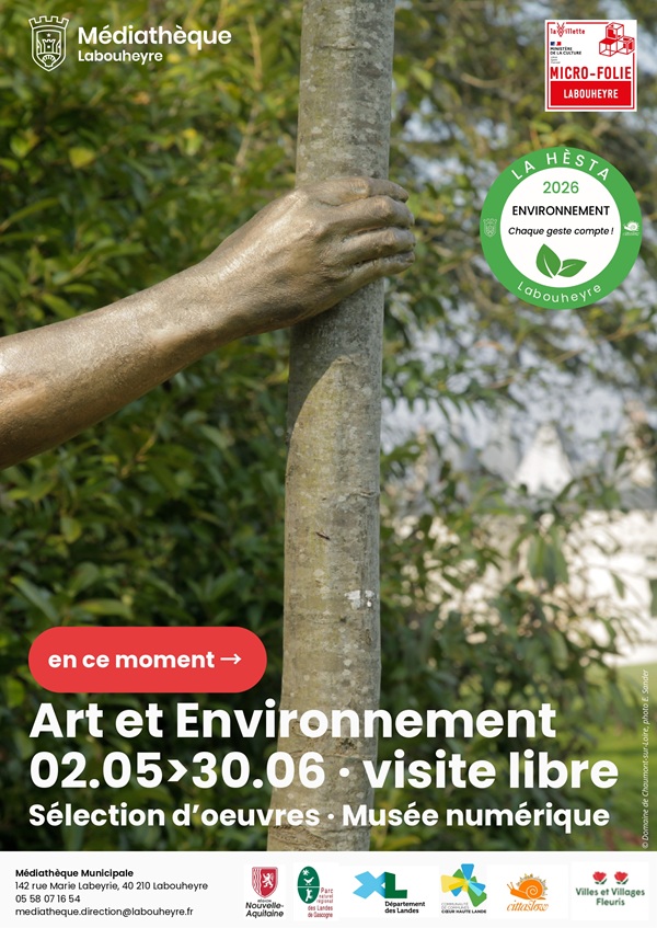 Apéro-lecture-causerie Art et environnement 142 rue Marie Labeyrie Labouheyre 2026-06-09