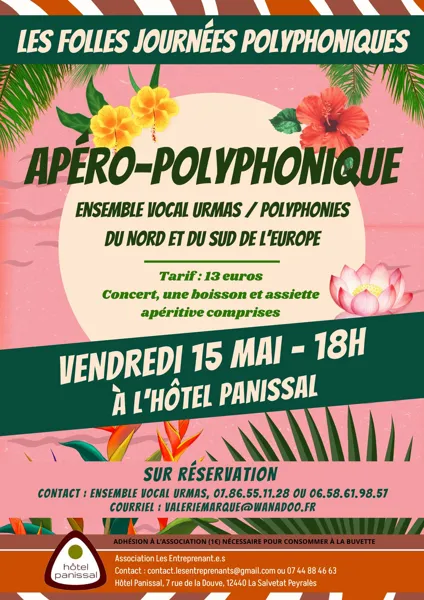 Apéro polyphonique  La Salvetat-Peyralès