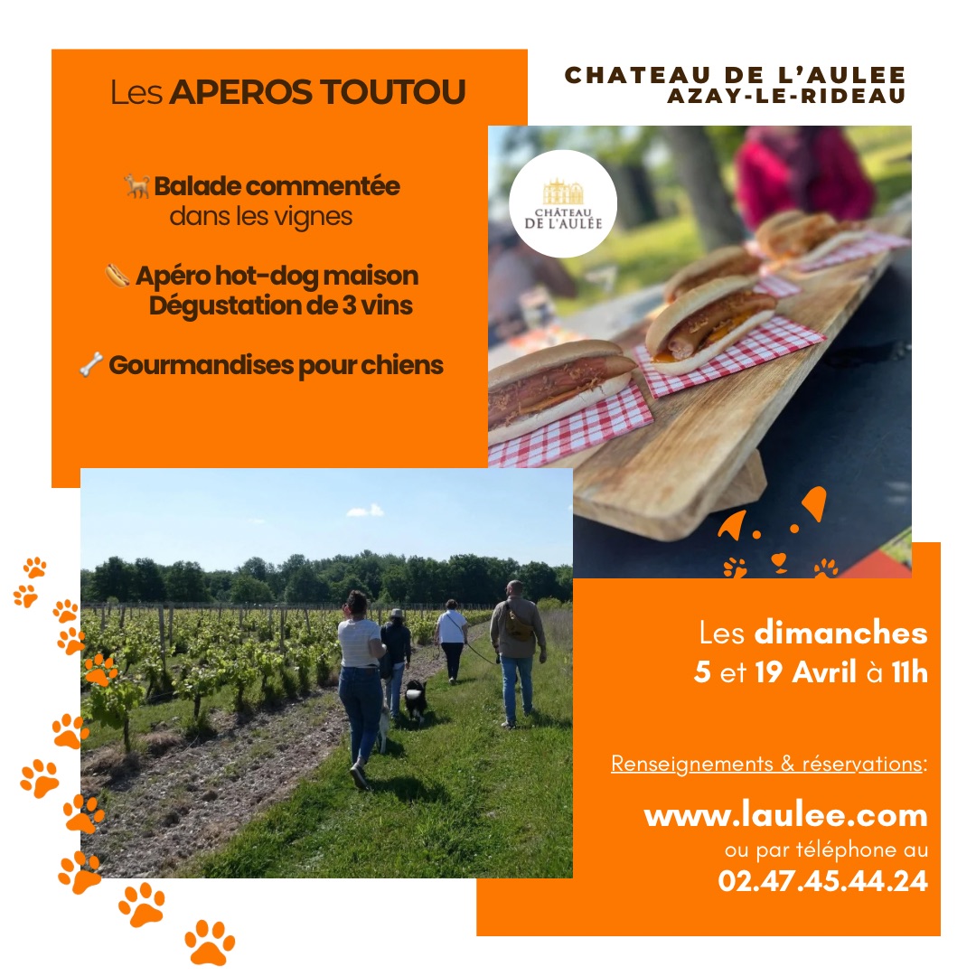 Apéro-Toutou au Château de l&rsquo;Aulée  Azay-le-Rideau