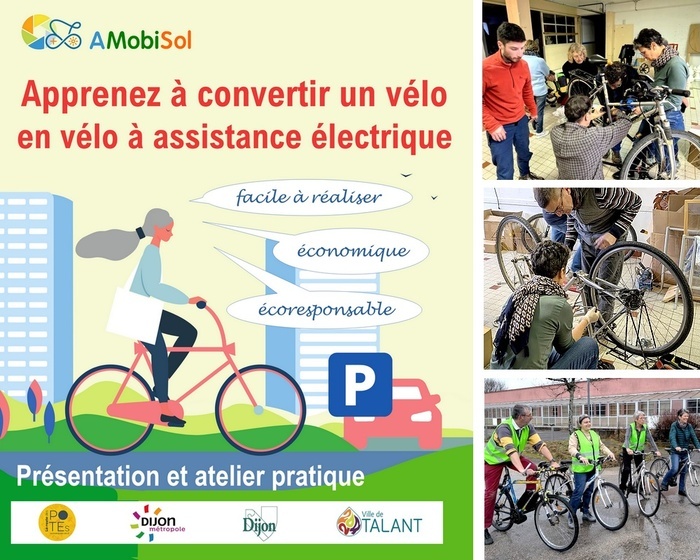 Apprendre à convertir un vélo à l'électrique Salle Marcel Petit Talant