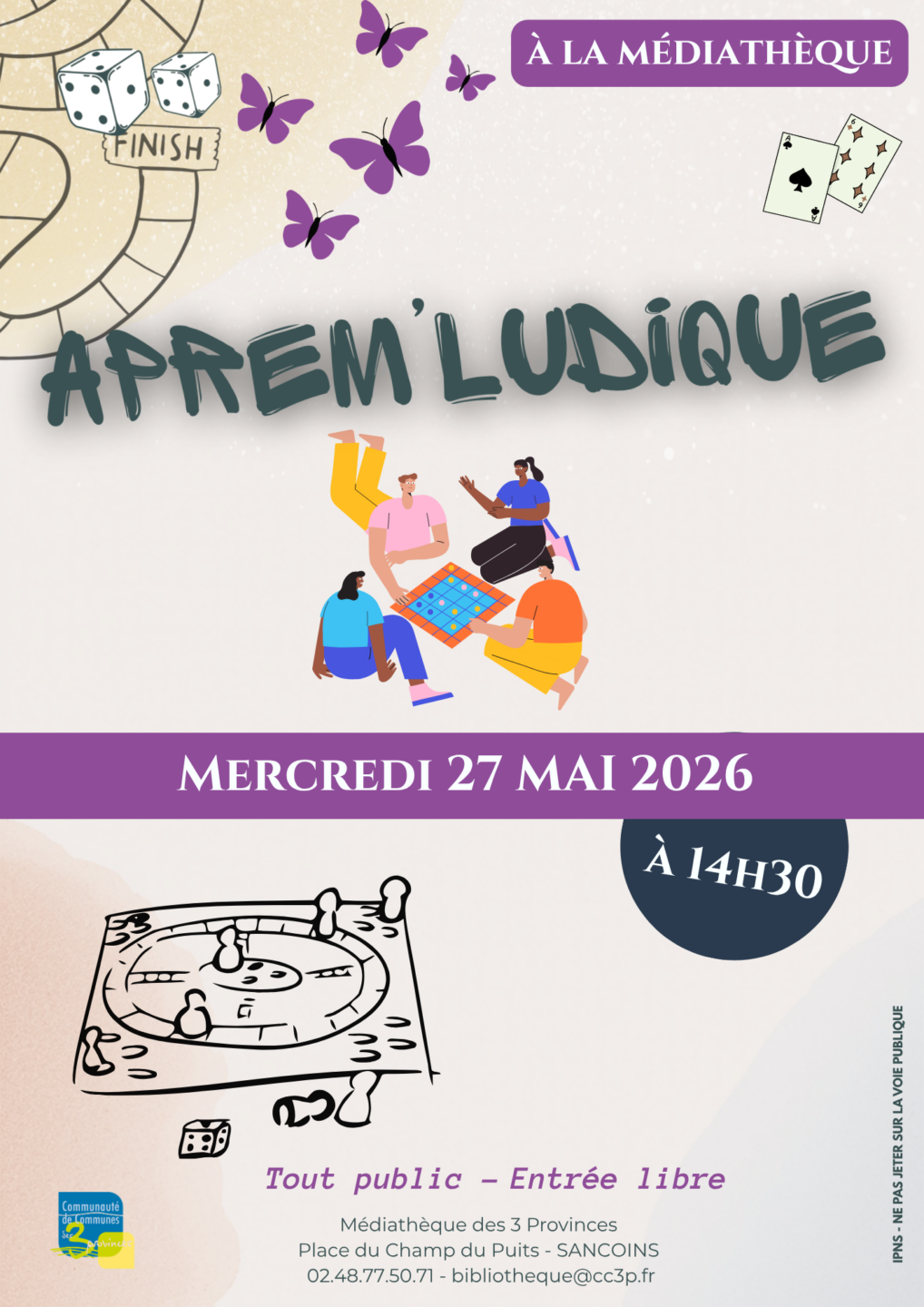 Aprem ludique Place du Champ du Puits Sancoins 2026-05-27
