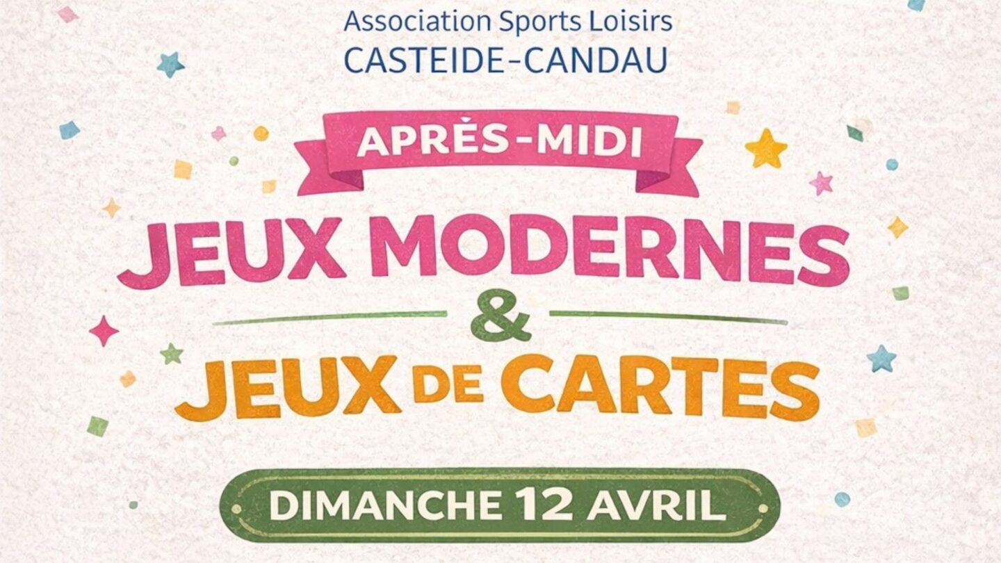 Après-midi jeux modernes et jeux de cartes  Casteide-Candau