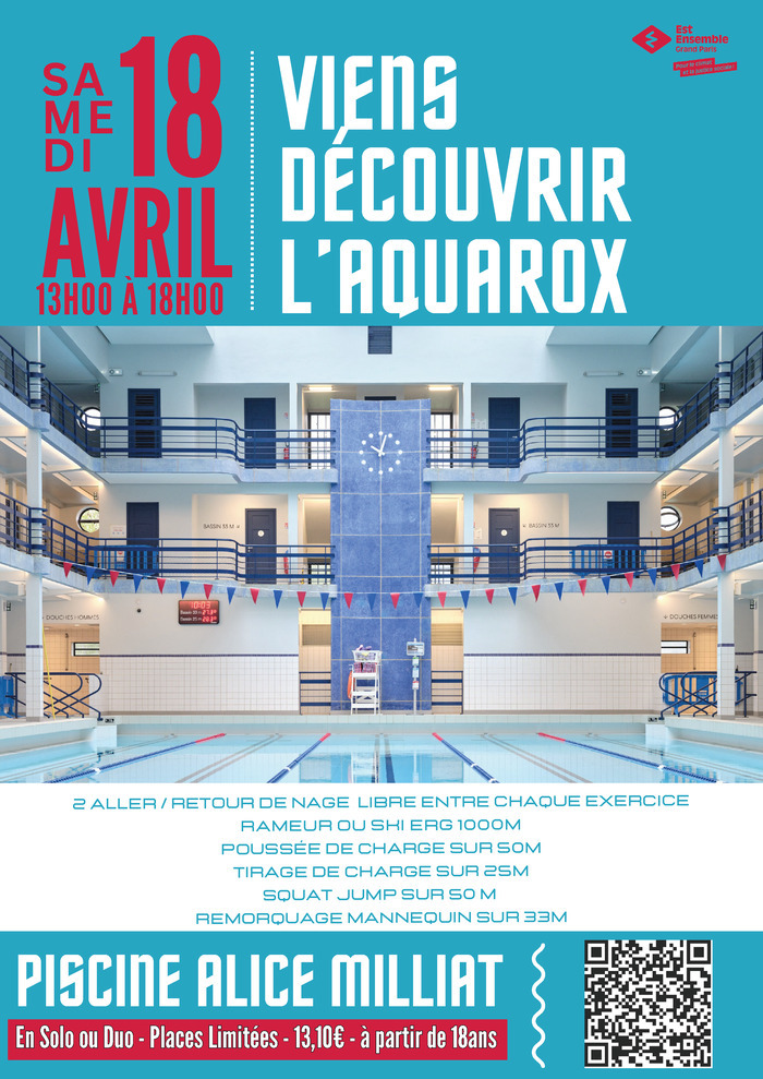 AQUAHYROX Piscine de Pantin, Piscine Alice Milliat., Pantin