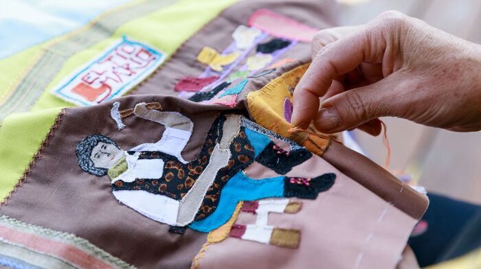 Arpilleras chiliennes, Maison de l&rsquo;Amérique Latine et des Caraïbes à Hôtel de Ragueneau,, Bordeaux