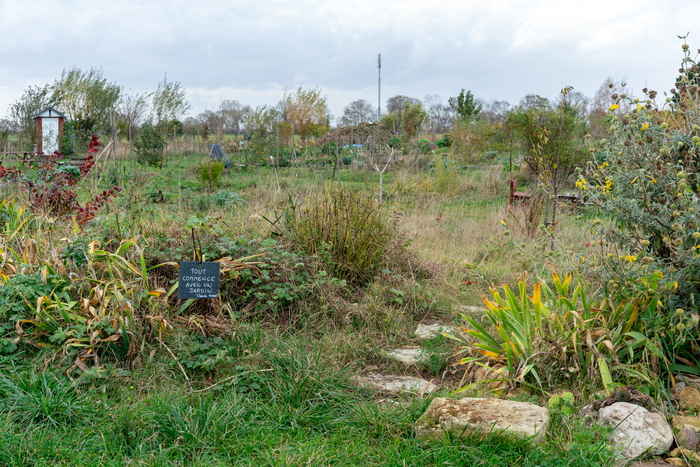 Art au jardin : visite libre du jardin partagé L&rsquo;Escarfeuille, Jardin partagé l&rsquo;escarfeuille, Lion-sur-Mer