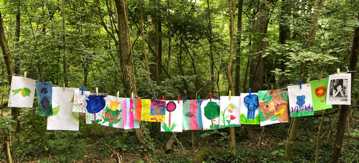 Art & Nature – Centre aéré du Panda Club – WWF Genève, Le Bois-de-la-Bâtie,