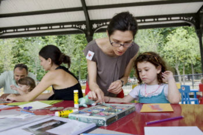 Atelier "Carte souvenir des Tuileries" Jardin des Tuileries