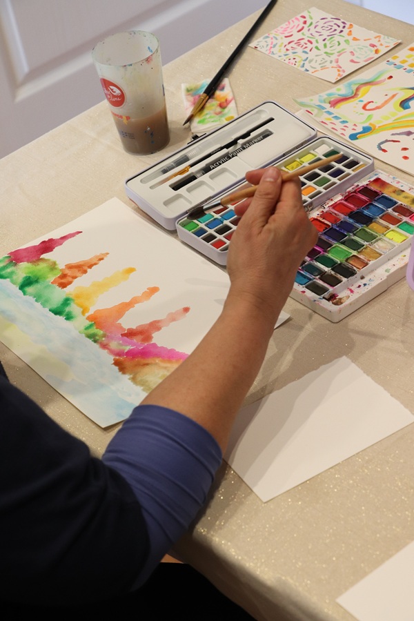 Atelier d&rsquo;aquarelle intuitive Esplanade du Camping Pirou