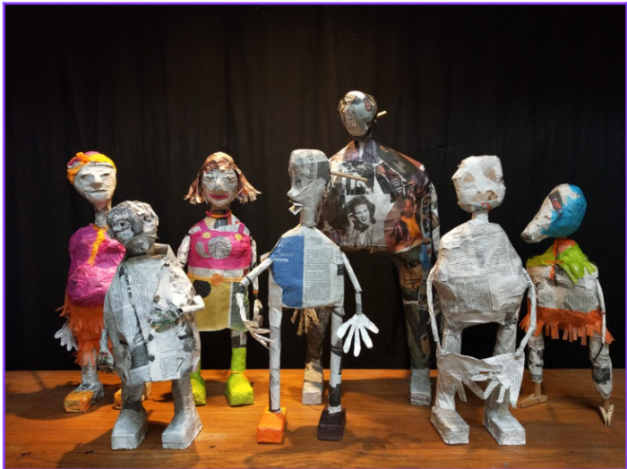 Atelier de construction de marionnettes Centre socioculturel du Clos Toreau – Maison des Confluences Nantes