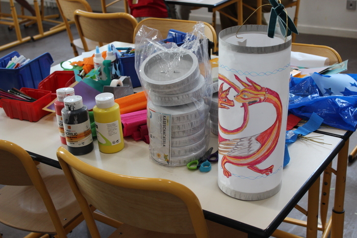 Atelier de fabrication de lanternes Archéa Louvres