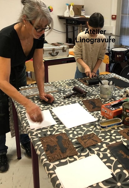 Atelier de linogravure : créez votre ex-libris  Loches
