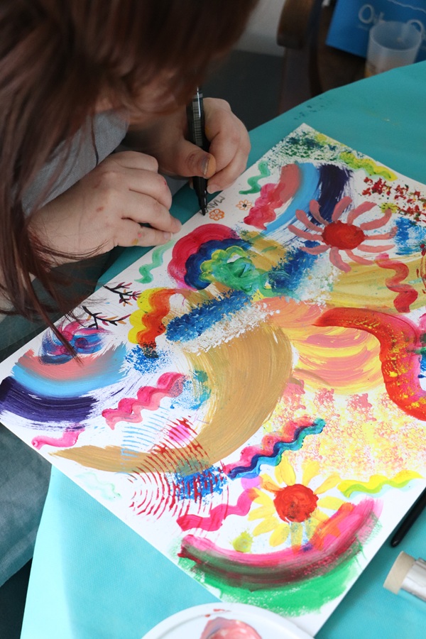 Atelier de peinture intuitive à l&rsquo;acrylique Esplanade du Camping Pirou