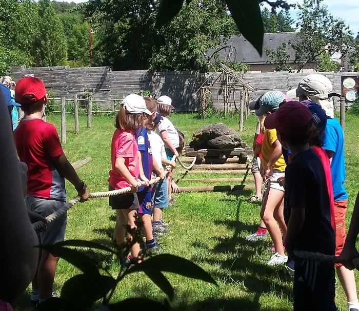 Atelier : Déplacer un menhir, Association Nature et Mégalithes, Saint-Just