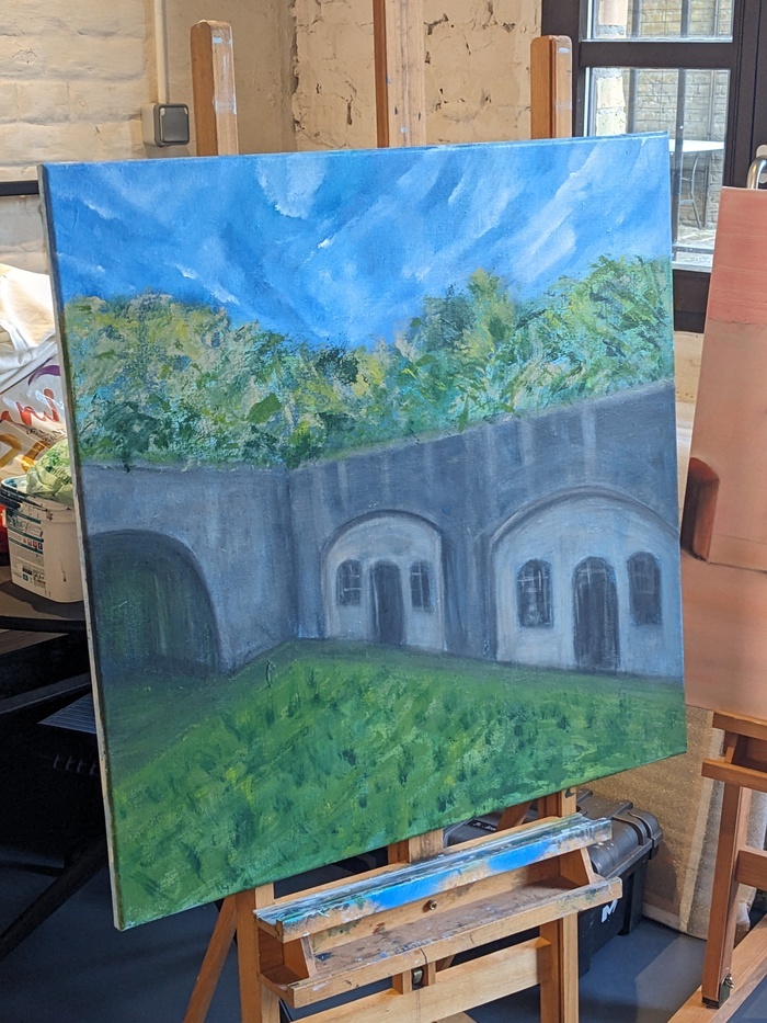 Atelier dessin « Croque ton Fort », Fort des Dunes, Leffrinckoucke