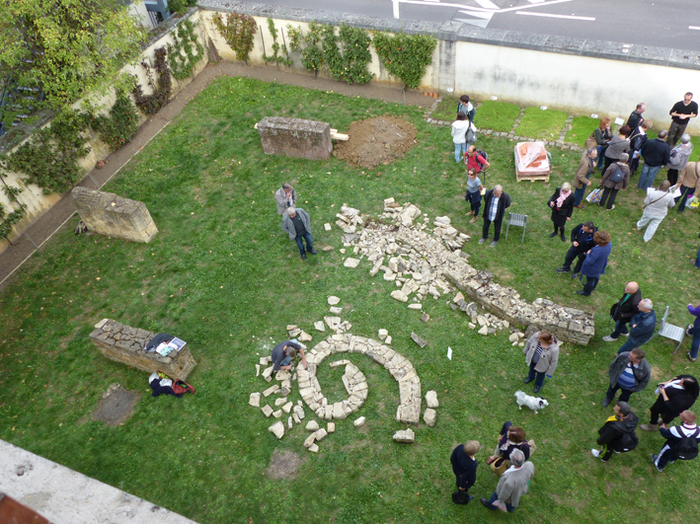 Atelier d&rsquo;initiation à la pratique de la technique à pierre sèche, Jardin du CAUE 54, Nancy