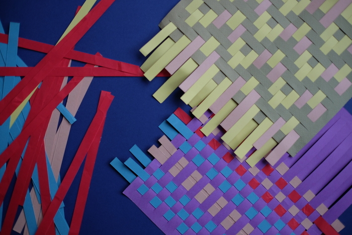Atelier Enfant Tissage en papier École des Beaux-Arts de Nantes Saint-Nazaire Nantes