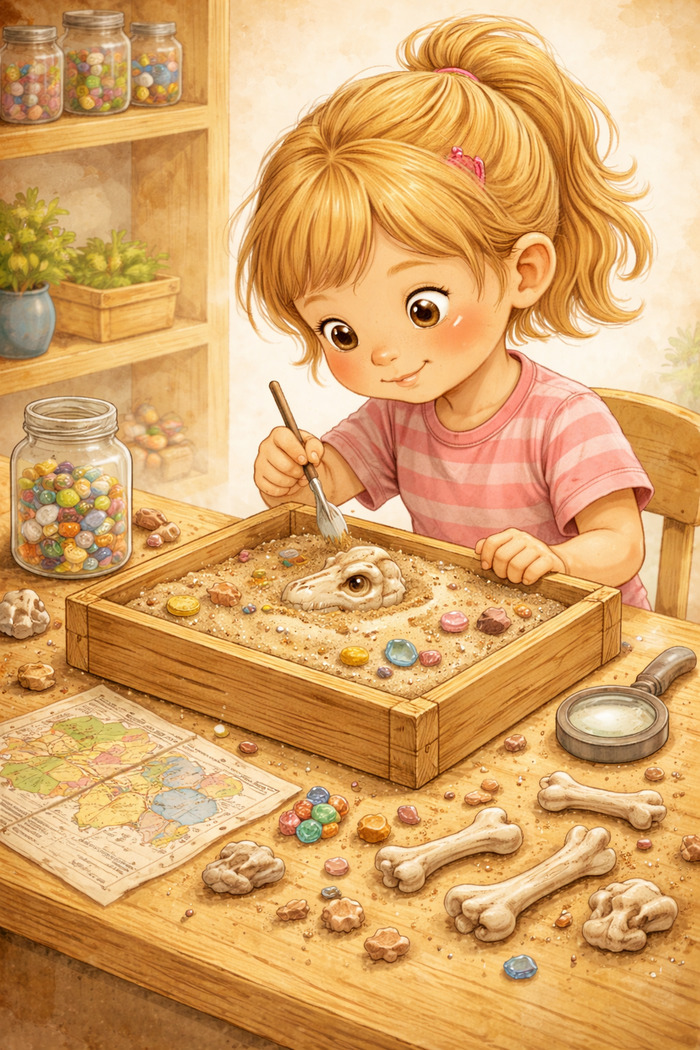 Atelier enfants : mission archéologue – fouille et découverte, Ecole Palotchka, Nîmes