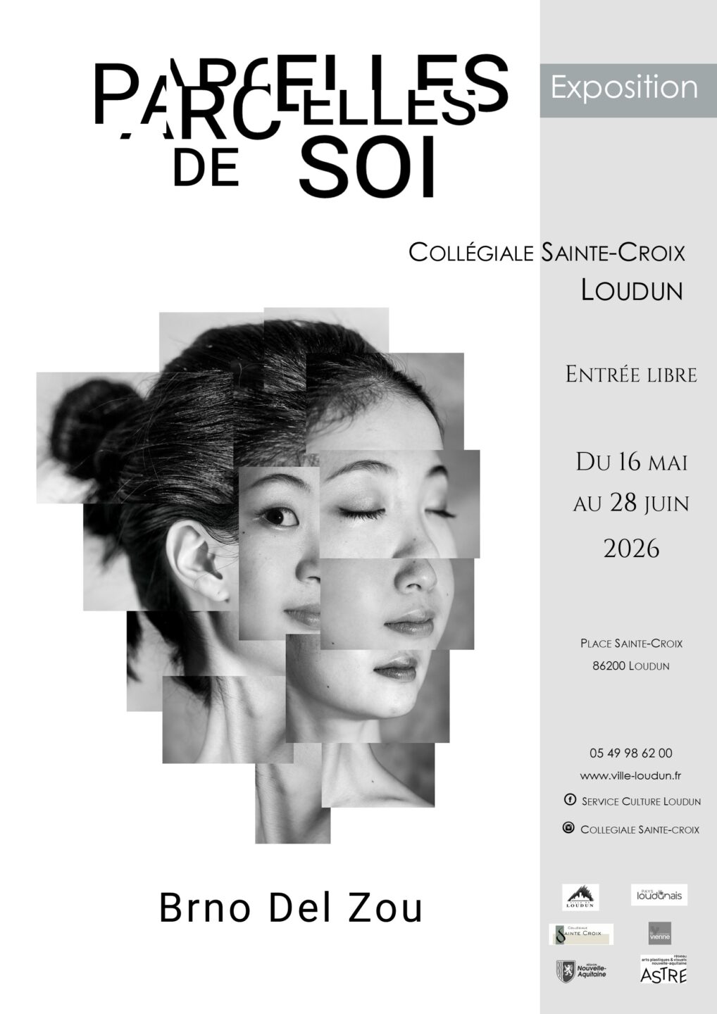 Atelier famille Focus sur l&rsquo;invisible dans le cadre de l&rsquo;exposition Parcelles de soi Place Sainte-Croix Loudun