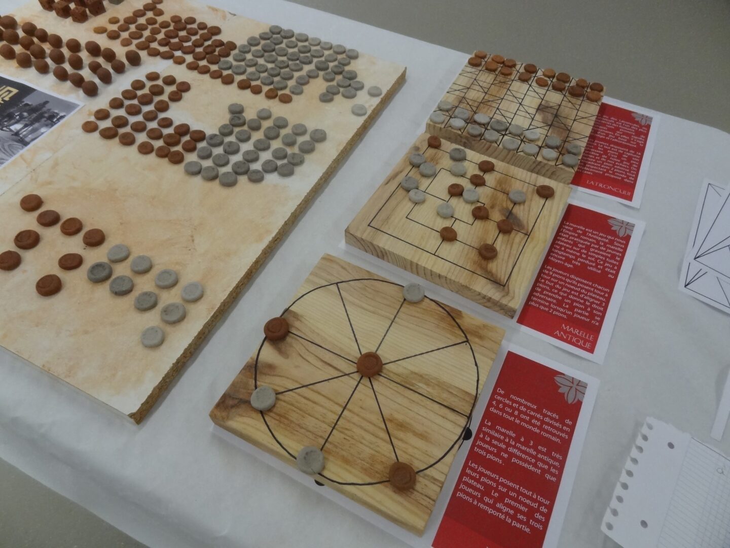 Atelier Jeux antiques, au musée gallo-romain Route du Château Claracq