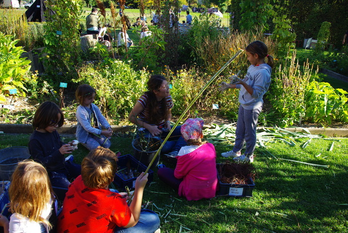 Atelier mini trappeurs, Salagon, musée et jardins, Mane