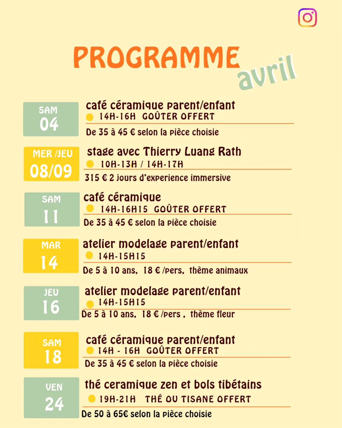 Atelier modelage parent/enfant à l&rsquo;Atelier Terre Calme  Fronsac