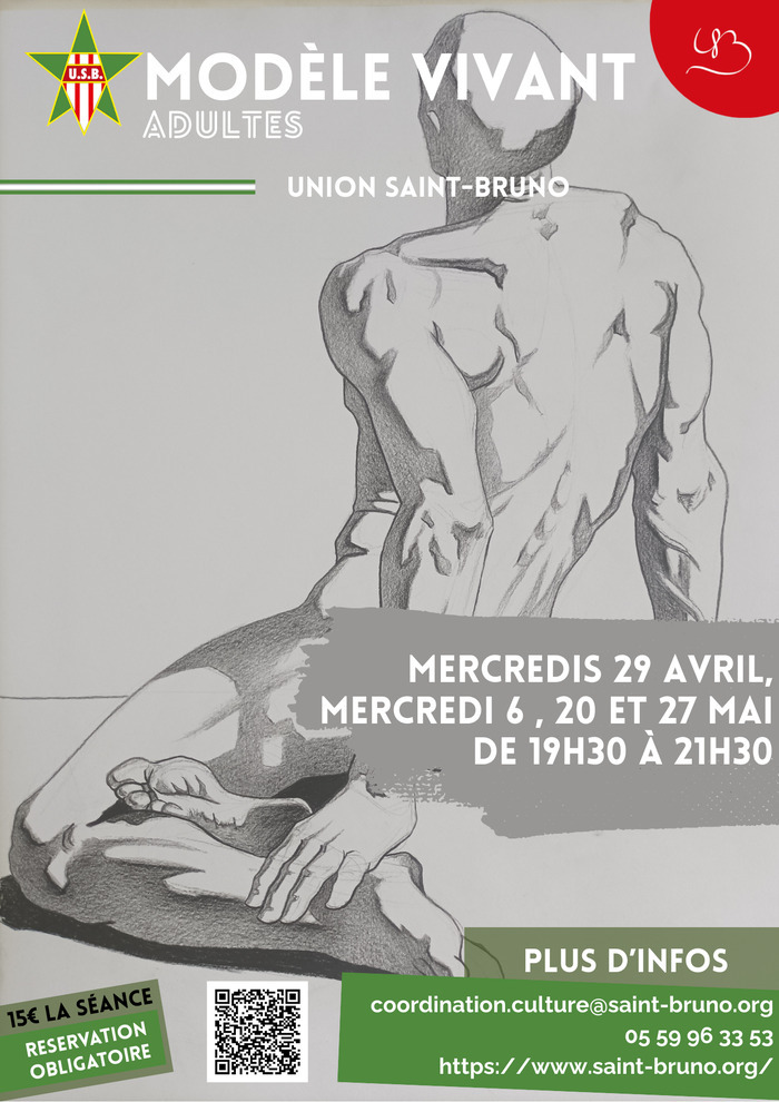 Atelier Modèle vivant, Union Saint-Bruno, Bordeaux