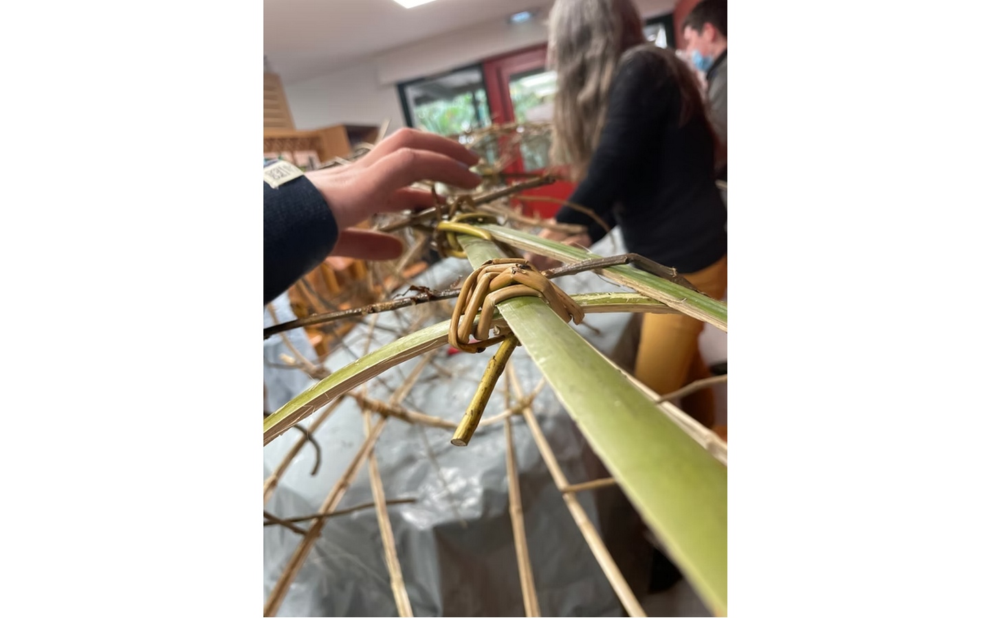 Atelier parent-enfant carillon végétal Espace rencontre du Foirail Pau