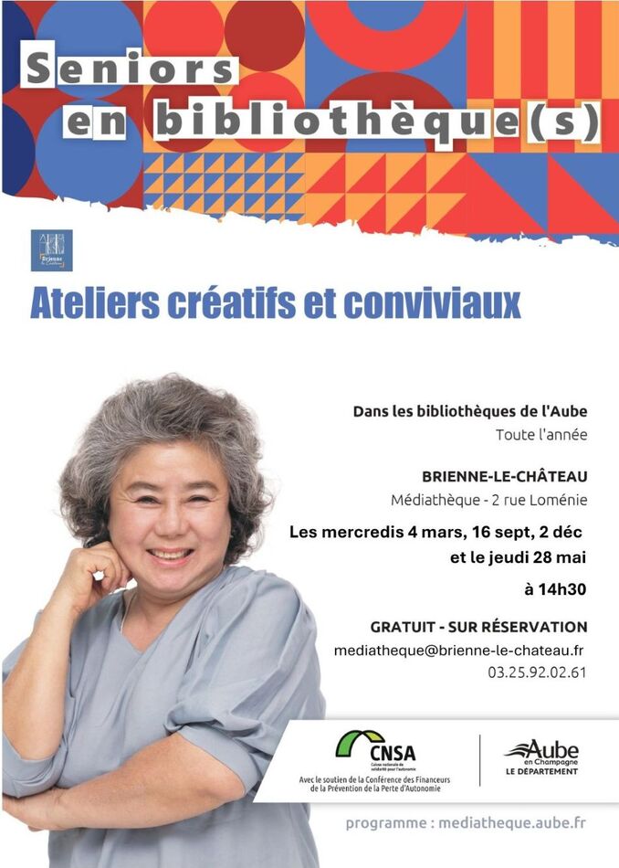 Atelier seniors Tataki zomé  Brienne-le-Château