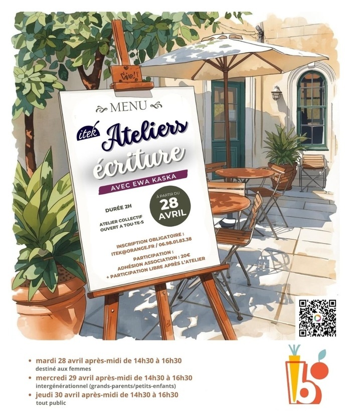 Ateliers d&rsquo;écriture « Prenons la parole ! écrire et partager un récit de vie sur son quartier » Café Ça nous botte Rennes