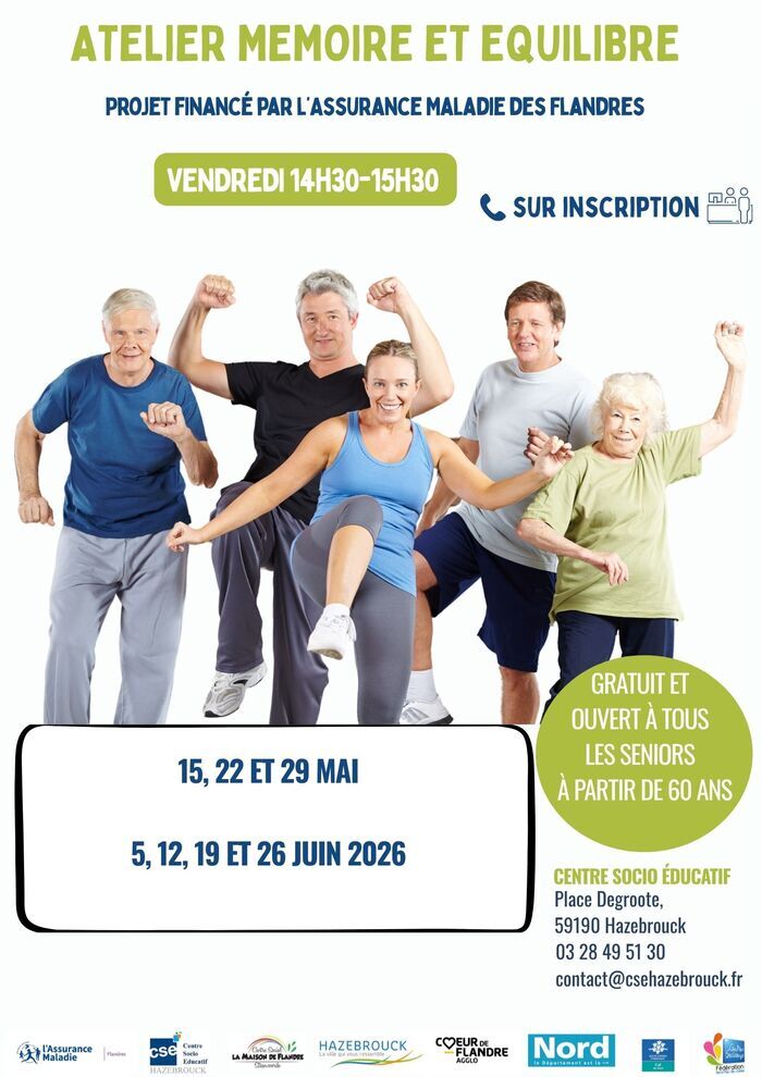 Ateliers mémoire et équilibre CSE HAZEBROUCK Hazebrouck