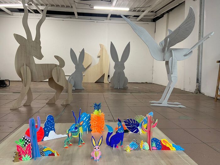 ATELIERS PEINTURE – Marie Gonnord / Collectif Sophie Marteau, Le Kiwi (Place Jean Jaures), Ramonville-Saint-Agne