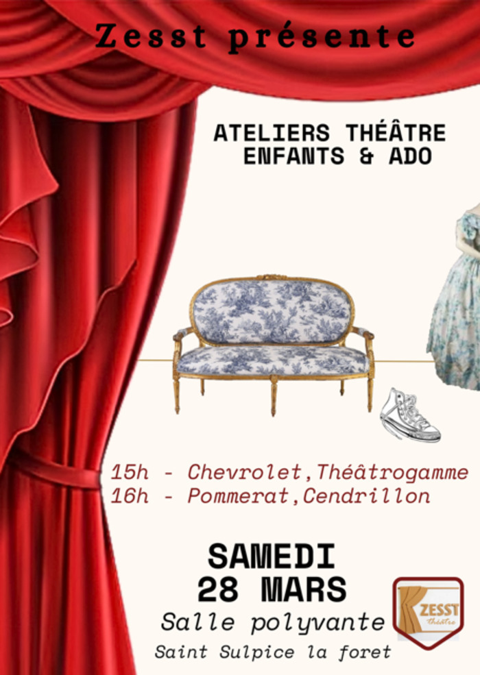 Ateliers Théâtre Enfants & Ados, Salle polyvalente, Saint-Sulpice-la-Forêt