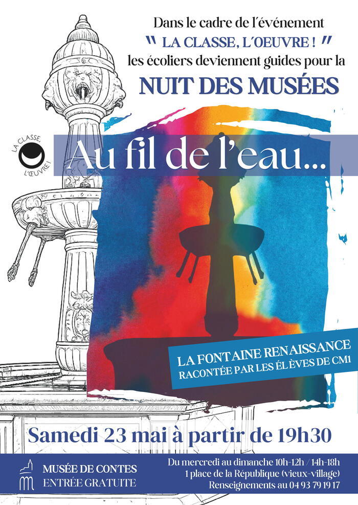 Au fil de l’eau… La Fontaine Renaissance racontée par les élèves de CM1, Musée de Contes, Contes