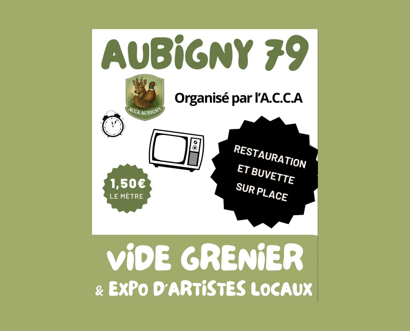AUBIGNY Vide-grenier et expo d'artistes 3 Rue André Ganne Aubigny 2026-05-31