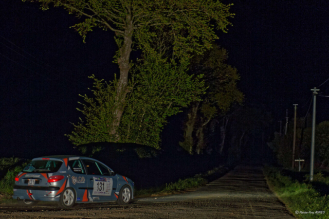 David TURGIS termine 17e du régional sur la Peugeot 206 XS numéro 131 dans le groupe F RC5 et 1er en classe N2S avec le copilote David BEAUPLET