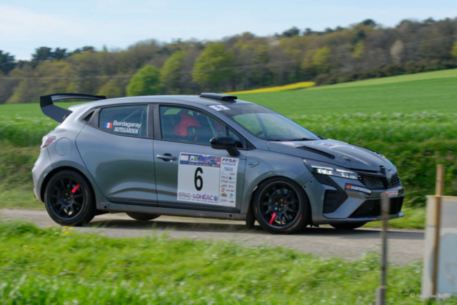 Antoine BORDAGARAY termine 5e du rallye national sur la Renault Clio 5 RS Line numéro 6, dans le groupe FRC3 et 1er en classe Rally3 avec le copilote Alan AUTEGARDEN