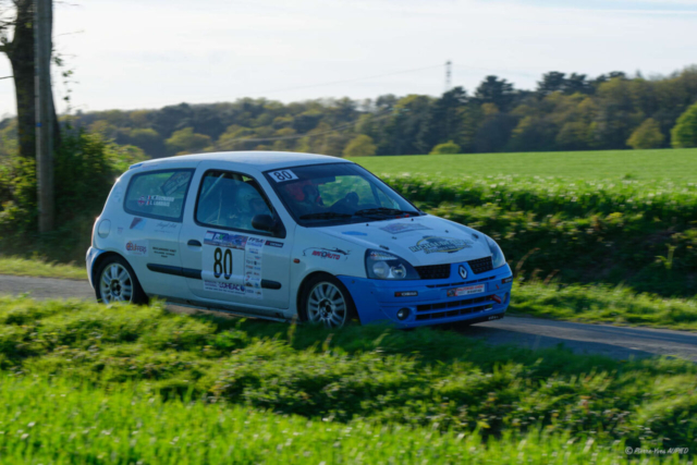 Lucas LANDAIS termine 42e du rallye national sur la Renault Clio II 16V numéro 80, dans le groupe FRC5 et 1er en classe N2S avec le copilote Kelly RUCHAUD
