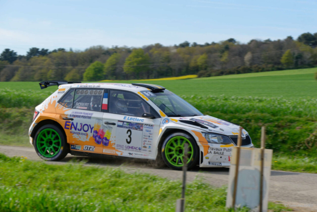 Le pilote Patrice ROBERT termine 3e sur la Skoda Fabia RS numéro 3