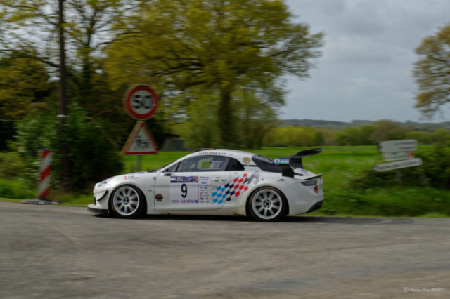 Le pilote Philippe TAFFONNEAU termine 2e sur la Alpine A110 Rallye GT+ numéro 9